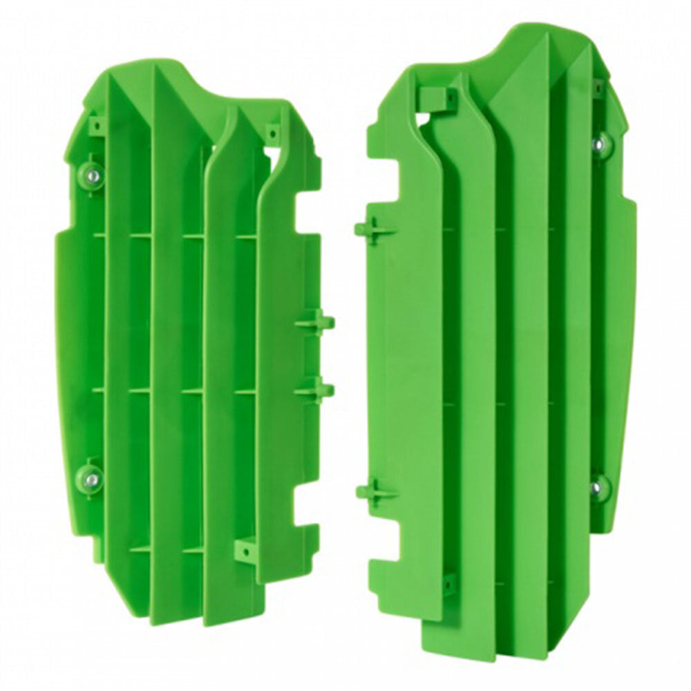 Polisport - POLISPORT RADIATOR LOUVRES KAW KX250F 17-20 - GREEN - Shark Leathers