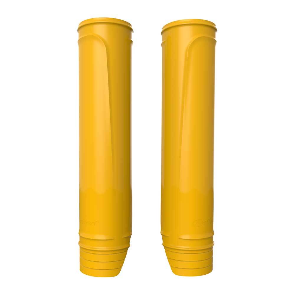 Polisport - POLISPORT UPPER FORK PROTECTORS UNIVERSAL - YELLOW [B12] - Shark Leathers