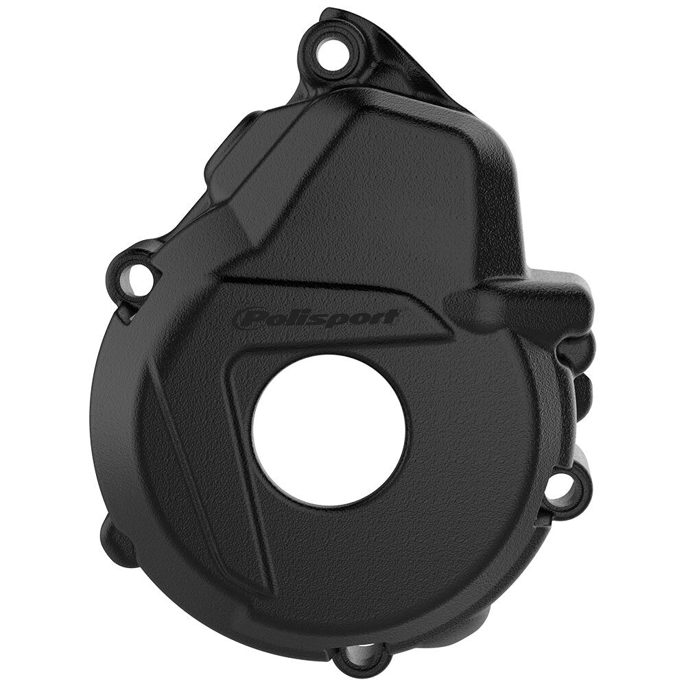 Polisport - POLISPORT IGNITION COVER KTM 250/350 EXCF 17-23 - BLACK [6] - Shark Leathers