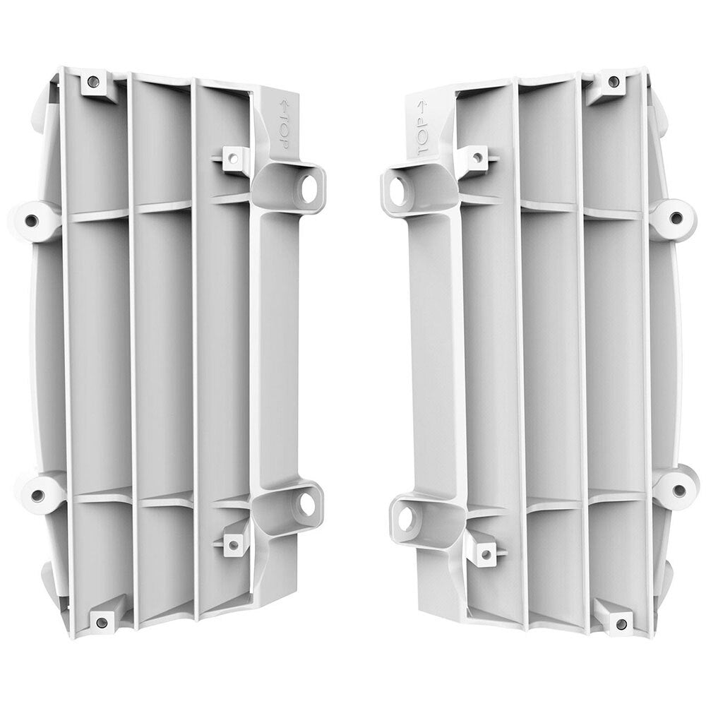 Polisport - POLISPORT RADIATOR LOUVERS KTM/HUSQ - WHITE - Shark Leathers