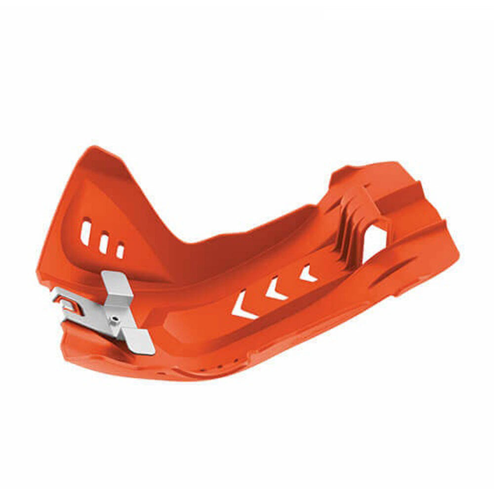 Polisport - POLISPORT FORTRESS SKID PLATE KTM/HUSQ - ORANGE - Shark Leathers