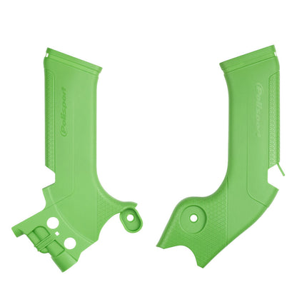 Polisport - POLISPORT FRAME PROTECTORS KAW KX450F 19-22 - GREEN [B12] - Shark Leathers