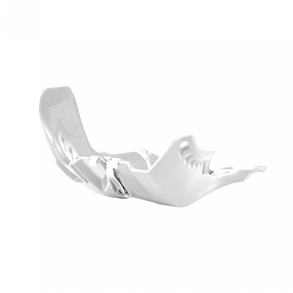 Polisport - POLISPORT FORTRESS SKID PLATE KTM/HUSQ - WHITE - Shark Leathers