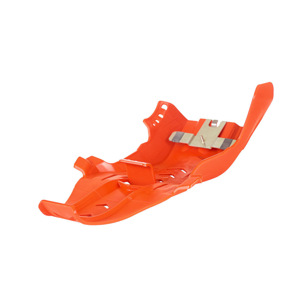 POLISPORT FORTRESS SKID PLATE/LINKAGE GUARD KTM/HUSQ - ORANGE