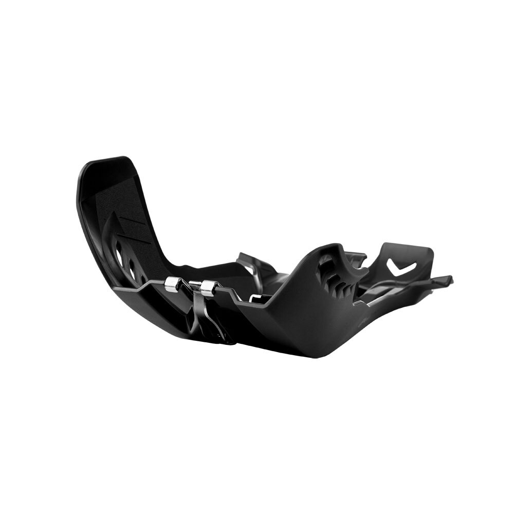 Polisport - POLISPORT FORTRESS SKID PLATE/LINKAGE GUARD KTM/HUSQ - BLACK - Shark Leathers