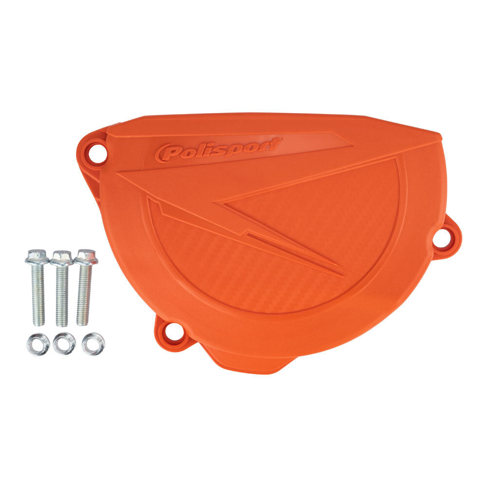 Polisport - POLISPORT CLUTCH COVER PROTECTOR KTM - ORANGE - Shark Leathers