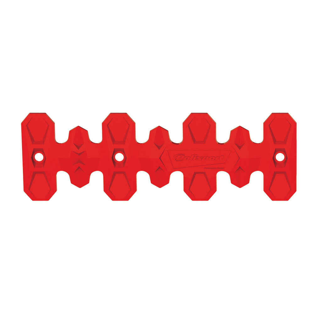 Polisport - POLISPORT ARMADILLO 4T HEAD PIPE GUARD SHORT 22CM - RED - Shark Leathers