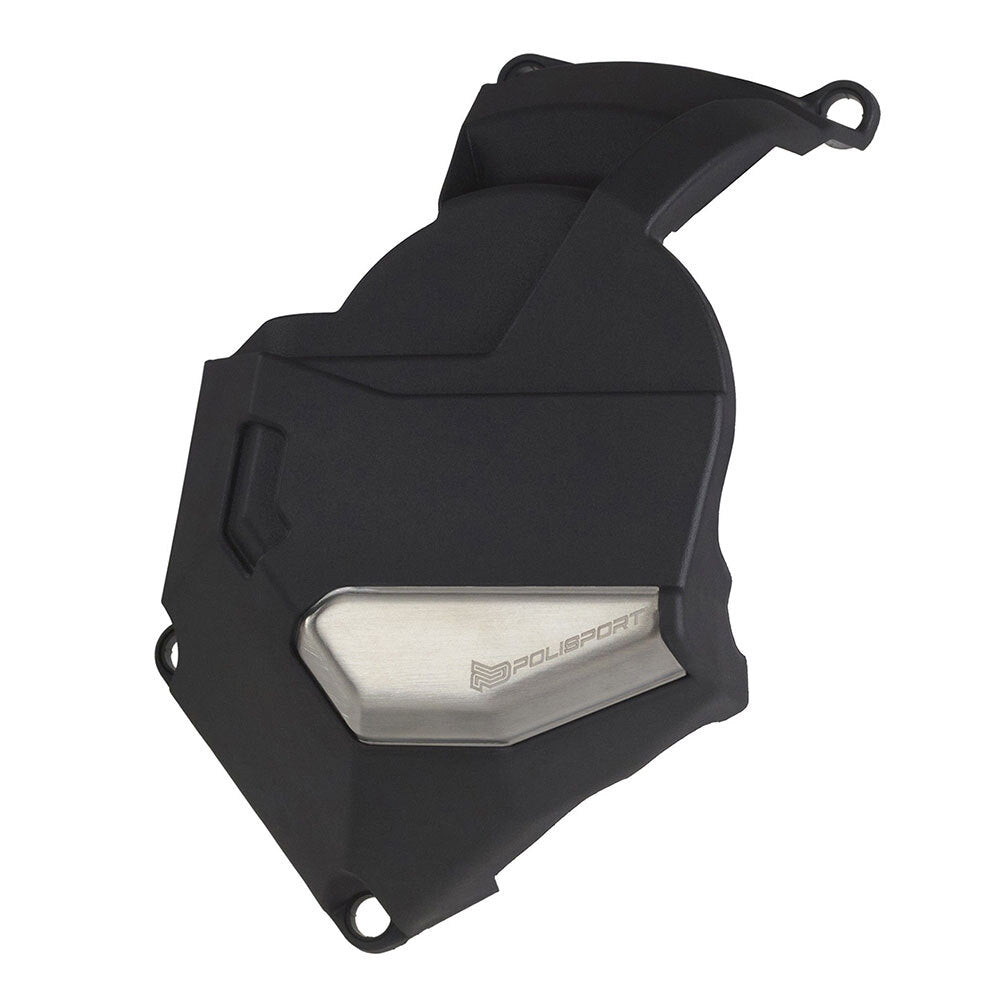 Polisport - POLISPORT CLUTCH COVER HONDA AFRICA TWIN 1100 20-24 TO SUIT DCT - BLK/SIL - Shark Leathers