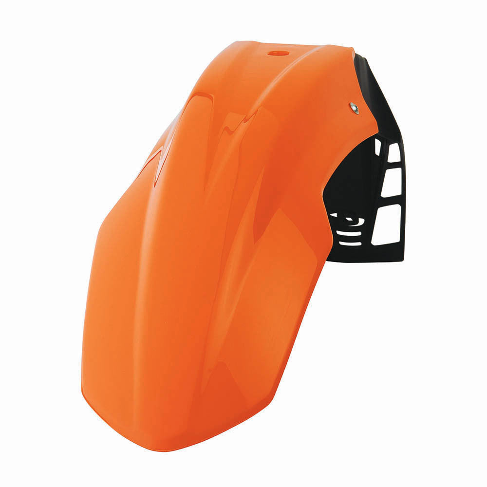 Polisport - POLISPORT FRONT FENDER FREE FLOW UNIVERSAL - ORANGE - Shark Leathers