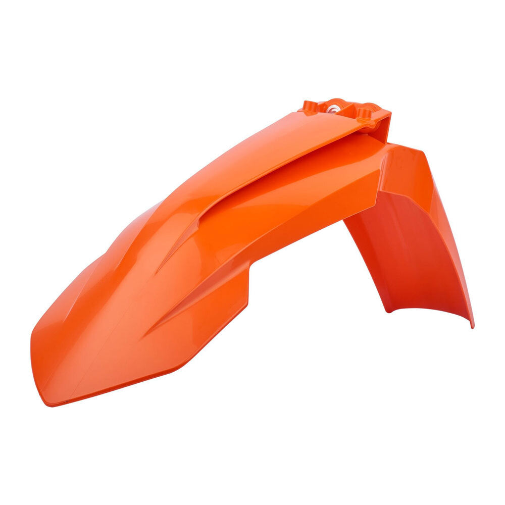 Polisport - POLISPORT FRONT FENDER KTM SX/SX-F/EXC/EXC-F 16-22 - ORANGE (8) [B6] - Shark Leathers
