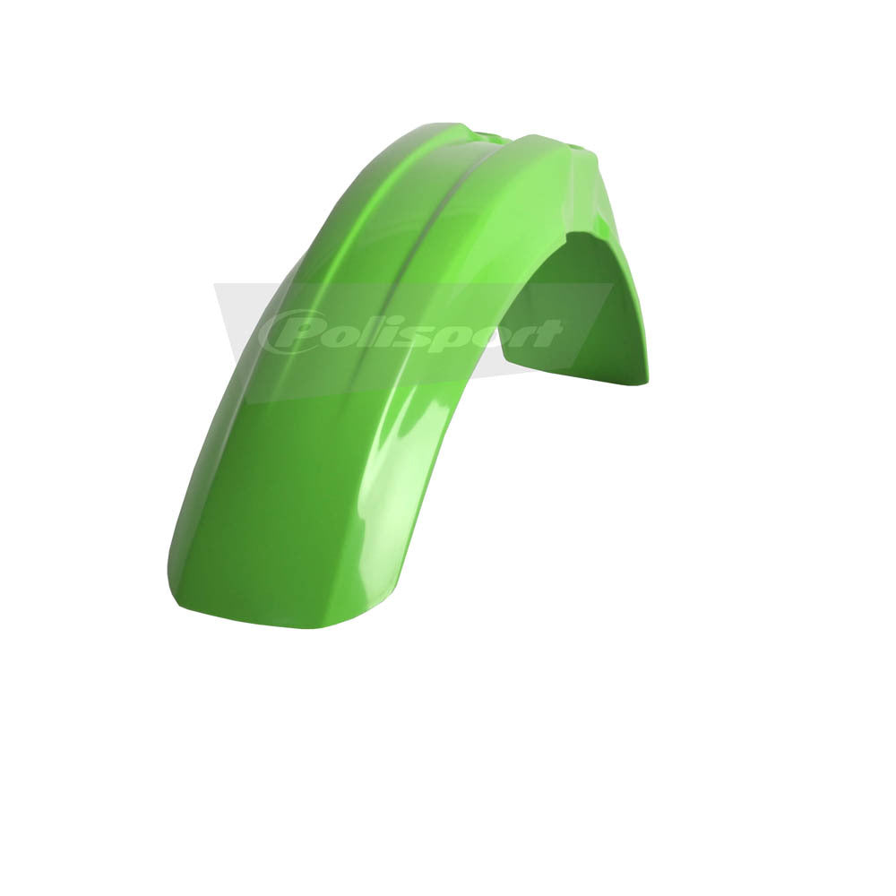 Polisport - POLISPORT FRONT FENDER KAWASAKI KX/KDX - GREEN [B16] - Shark Leathers