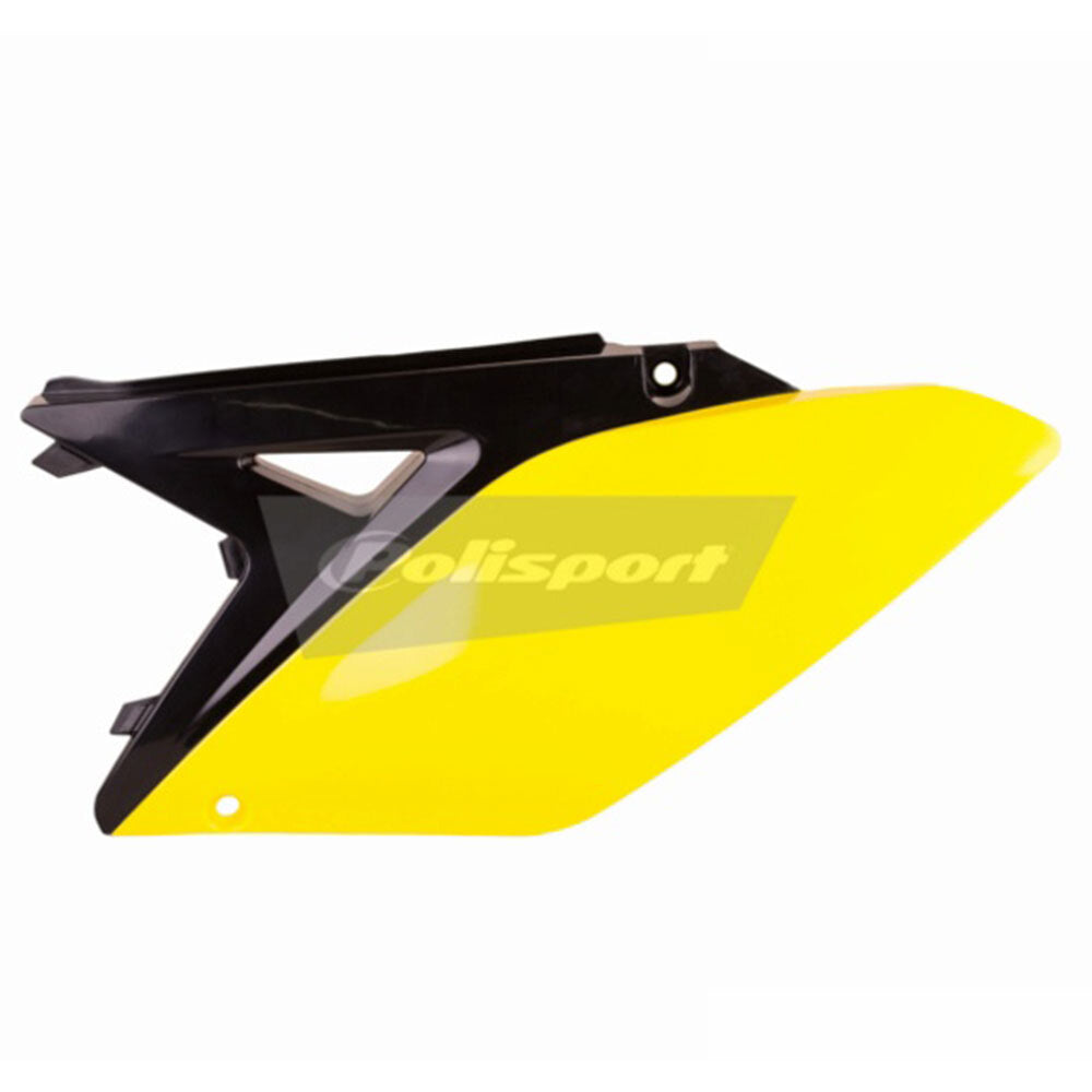 Polisport - POLISPORT SIDE PANEL SUZUKI RM-Z250 10-18 - BLACK/YELLOW [B5] (8) - Shark Leathers