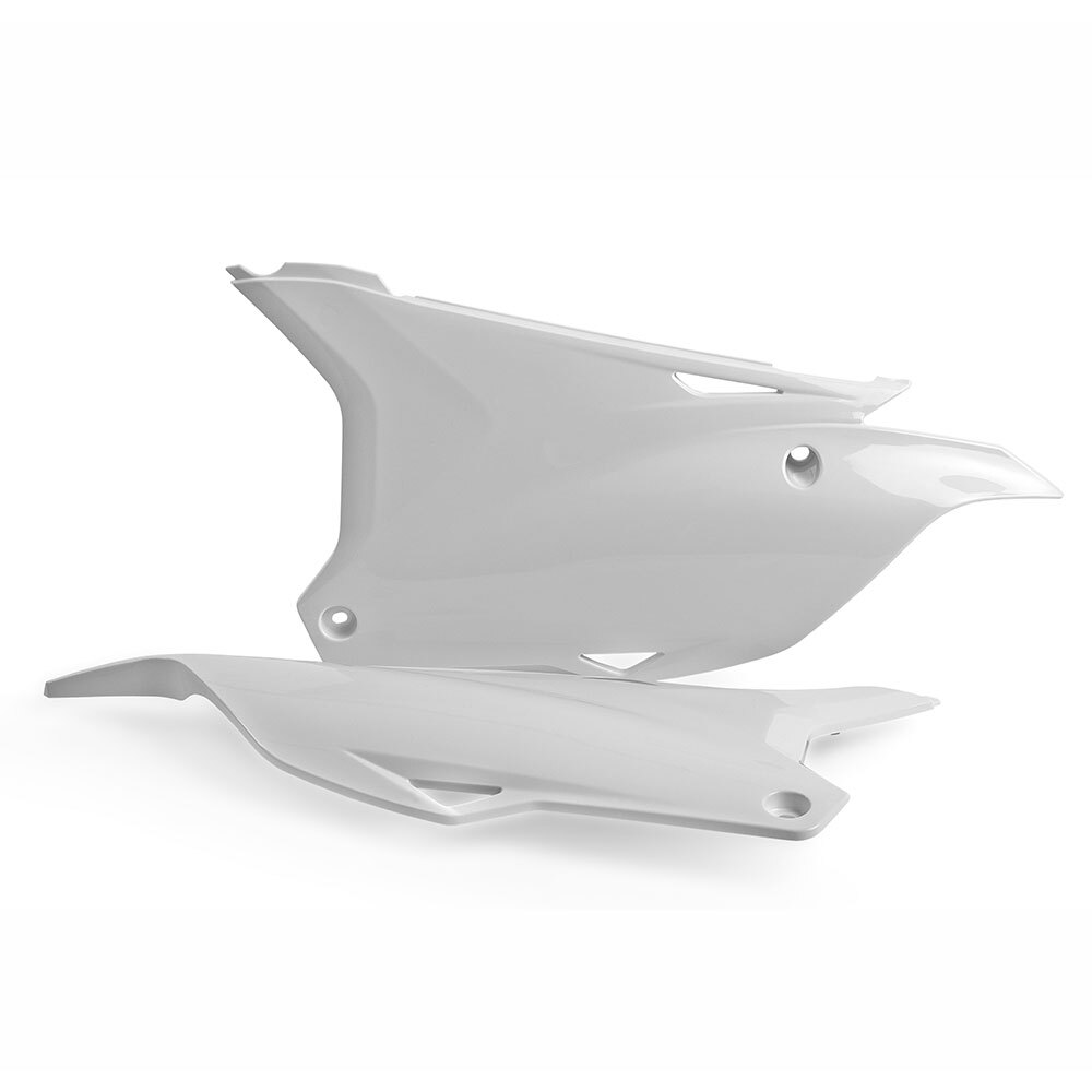 Polisport - POLISPORT SIDE PANELS KAWASAKI KX85 14-22 - WHITE [B6] - Shark Leathers
