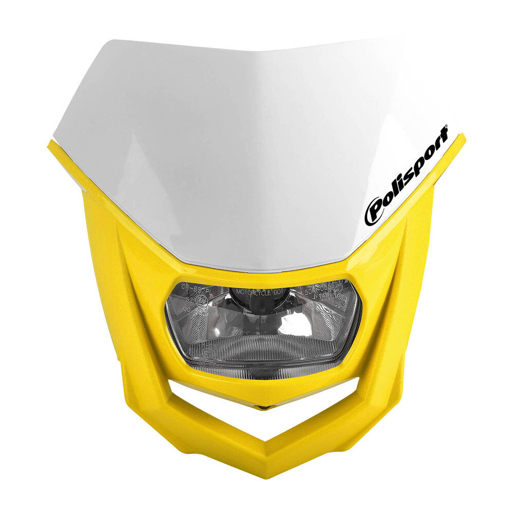 Polisport - POLISPORT HEADLIGHT HALO - SUZUKI YELLOW/WHITE [B6] - Shark Leathers