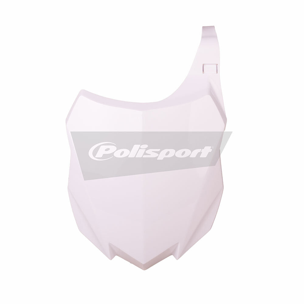 Polisport - POLISPORT NUMBER PLATE KAWASAKI KX250F 13 - WHITE [B10] - Shark Leathers