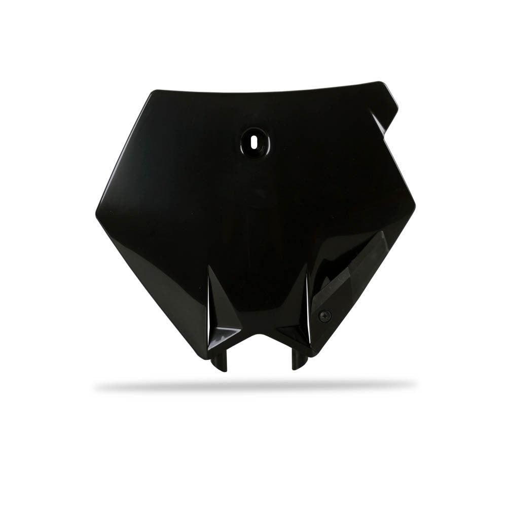 Polisport - POLISPORT FRONT NUMBER PLATE KTM SX - BLACK [B10] - Shark Leathers