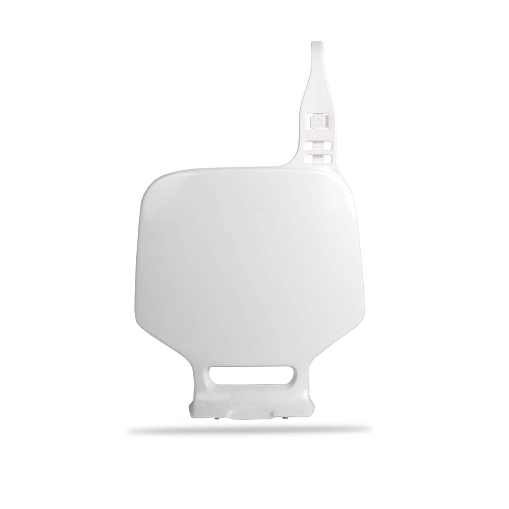 Polisport - POLISPORT NUMBER PLATE YAMAHA YZ80/85 - WHITE [B8] - Shark Leathers