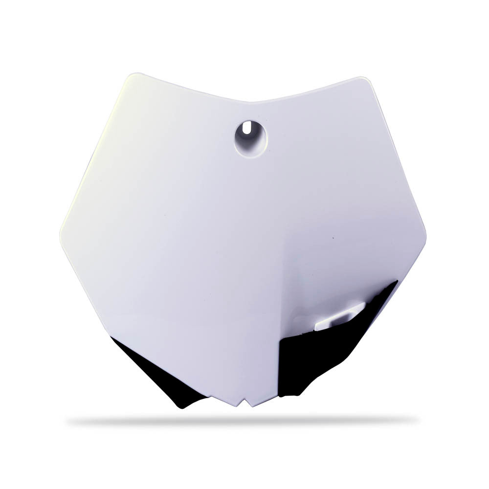 Polisport - POLISPORT FRONT NUMBER PLATE KTM 65SX - WHITE [16] - Shark Leathers
