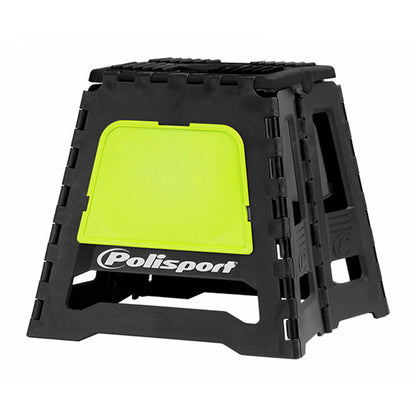 Polisport - POLISPORT FOLDING BIKE STAND BLACK/FLUORO YELLOW [CTN5] - Shark Leathers