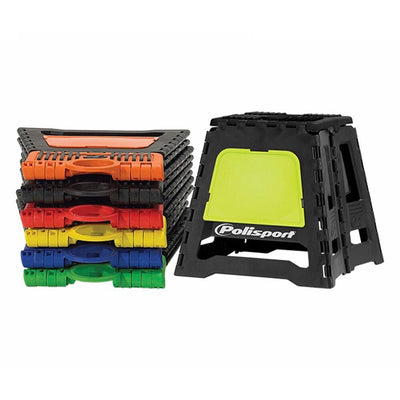 POLISPORT FOLDABLE BIKE STAND - YELLOW
