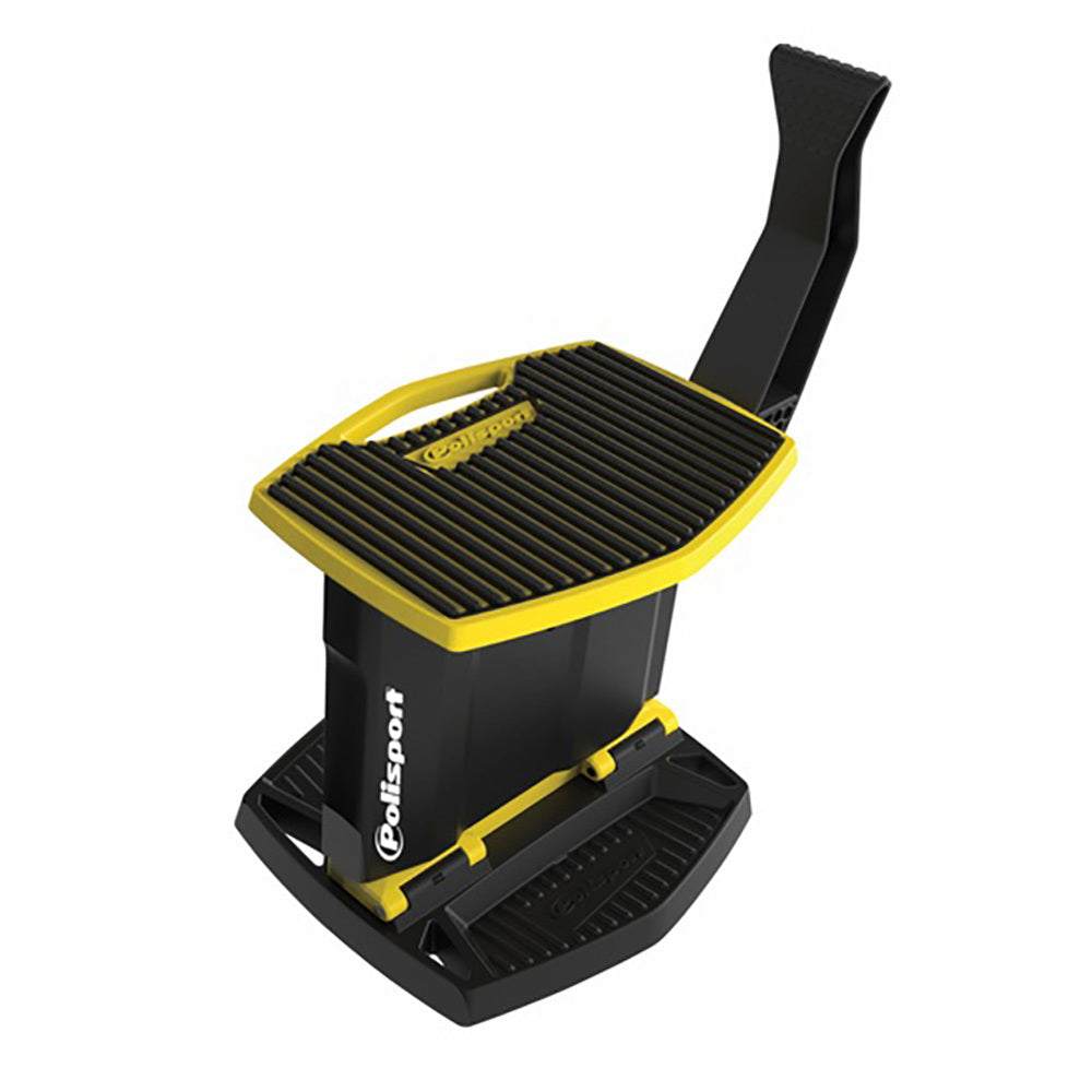 Polisport - POLISPORT FOLDING LIFT STAND YELLOW [B2] - Shark Leathers