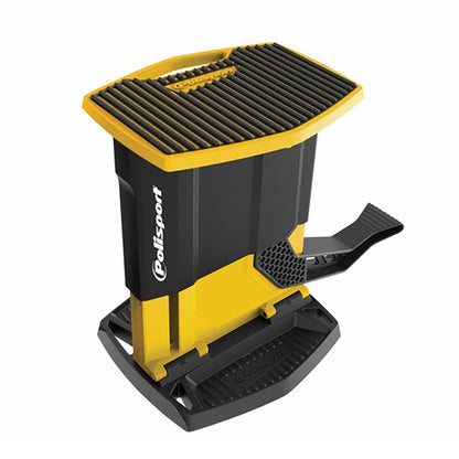 Polisport - POLISPORT FOLDING LIFT STAND YELLOW [B2] - Shark Leathers