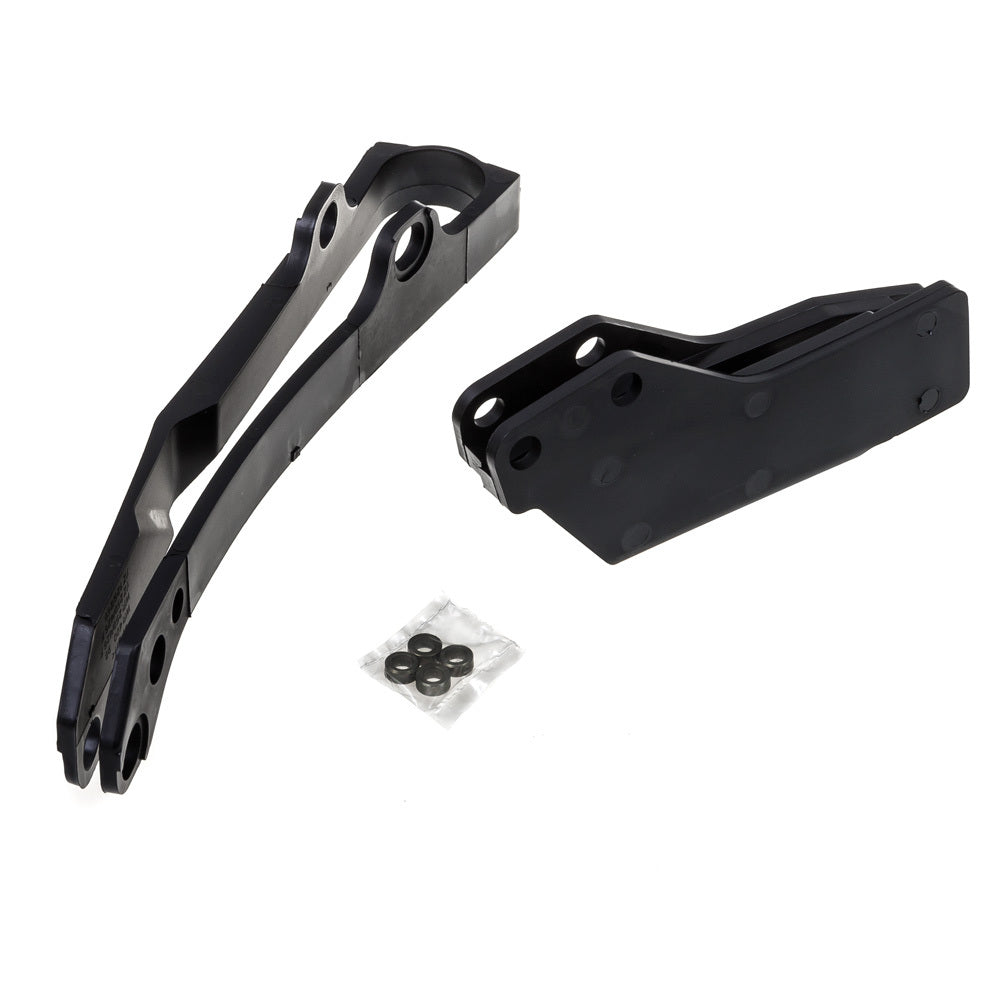 Polisport - POLISPORT CHAIN GUIDE & SLIDER KIT YAMAHA - BLACK [B12] - Shark Leathers