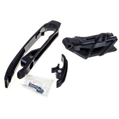 Polisport - POLISPORT CHAIN GUIDE & SLIDER KIT KTM - BLACK [B12] - Shark Leathers