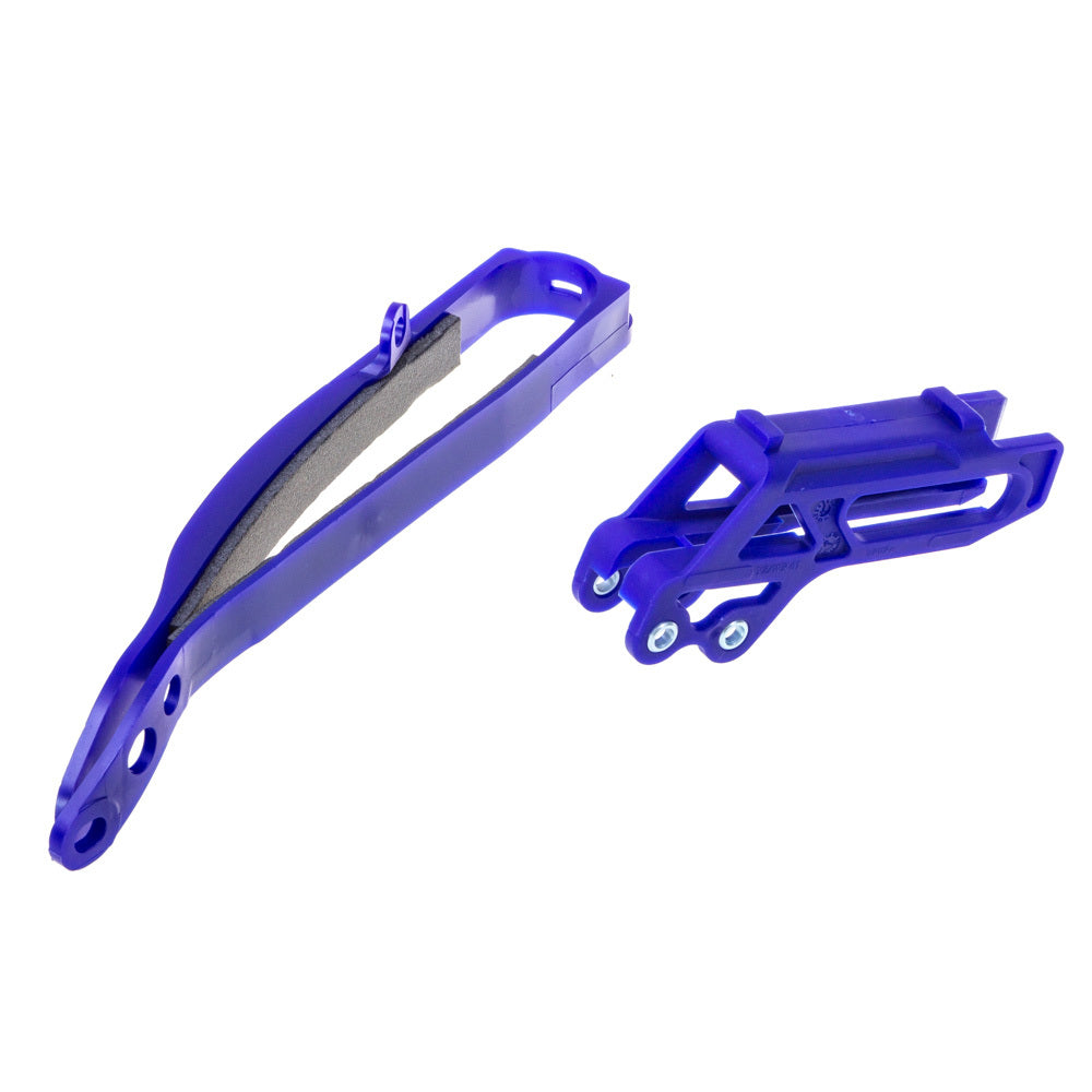 Polisport - POLISPORT CHAIN GUIDE & SLIDER KIT YAMAHA - BLUE [B12] - Shark Leathers