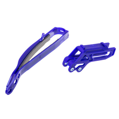 Polisport - POLISPORT CHAIN GUIDE & SLIDER KIT YAMAHA - BLUE [B12] - Shark Leathers