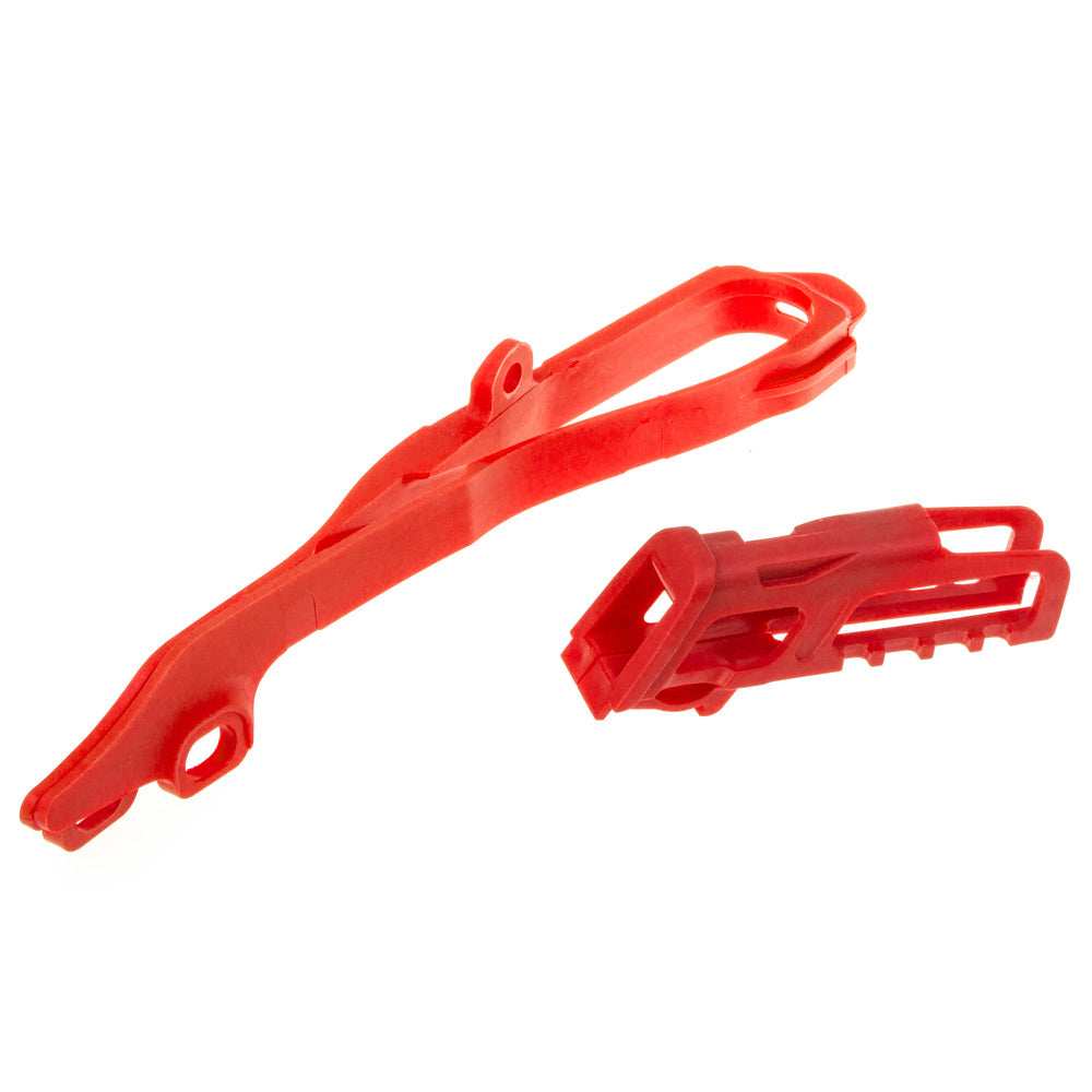Polisport - POLISPORT CHAIN GUIDE & SLIDER KIT HONDA - RED [B12] - Shark Leathers