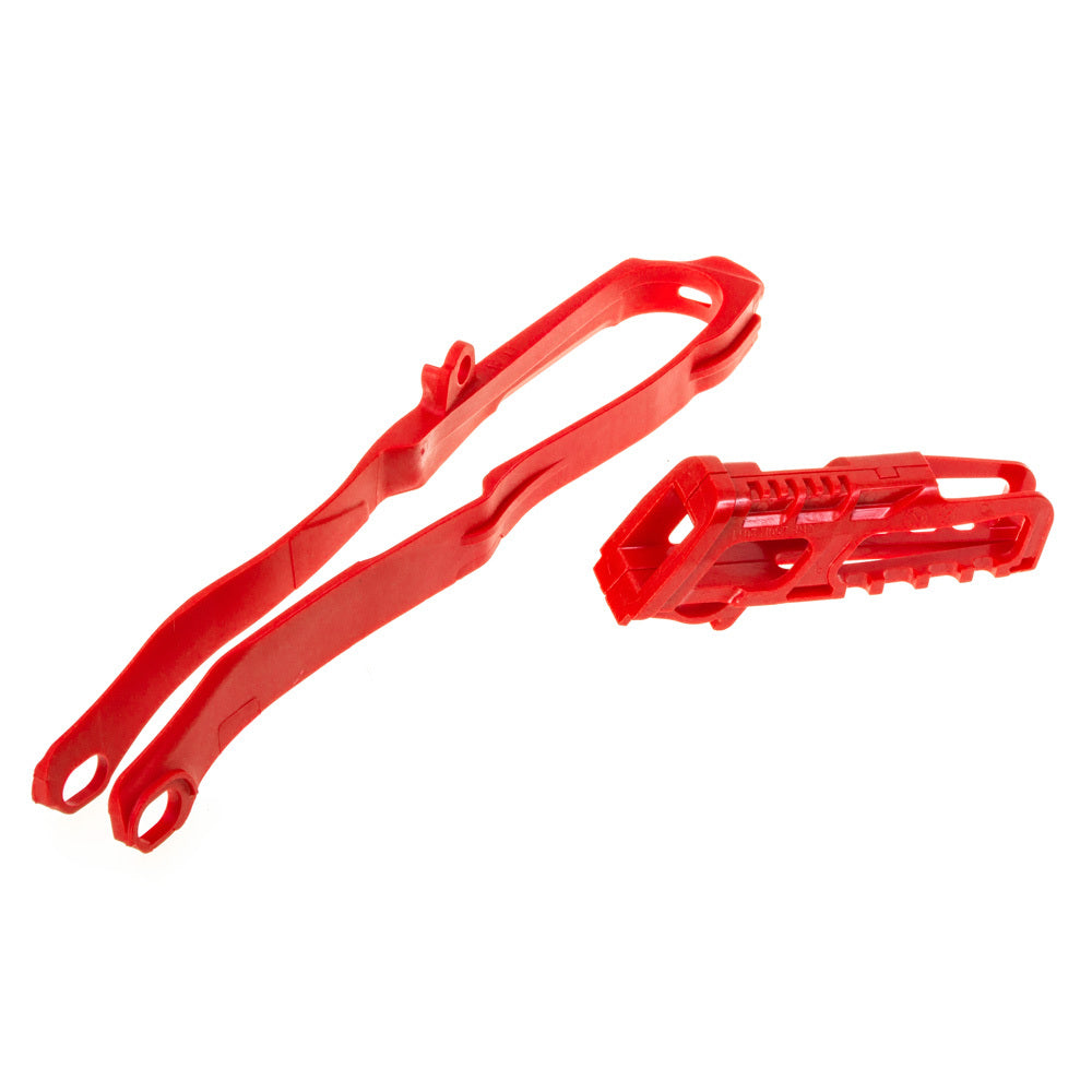 Polisport - POLISPORT CHAIN GUIDE & SLIDER KIT HONDA - RED [B12] - Shark Leathers