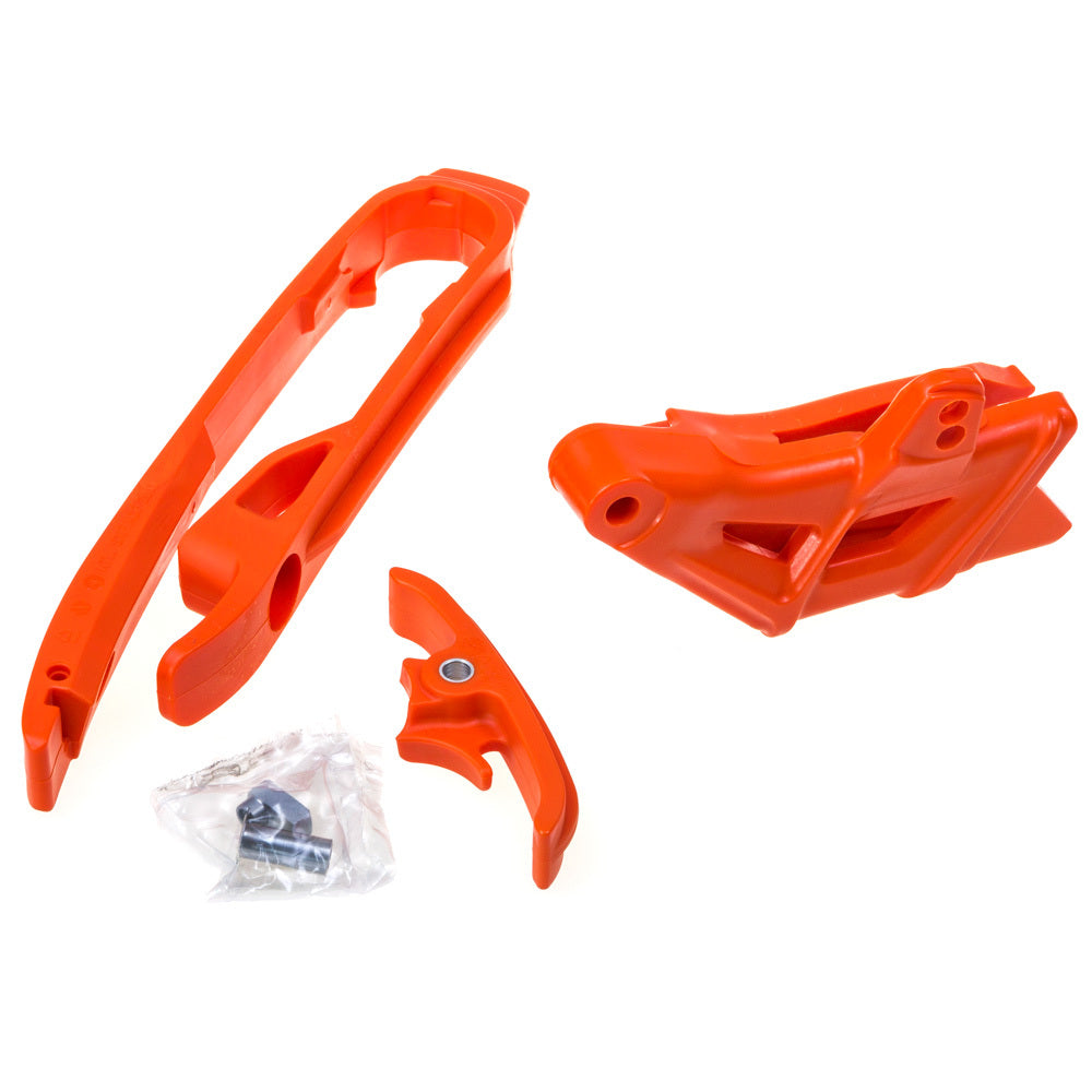 Polisport - POLISPORT CHAIN GUIDE & SLIDER KIT KTM SX/SX-F - 2016 ORANGE [B12] - Shark Leathers
