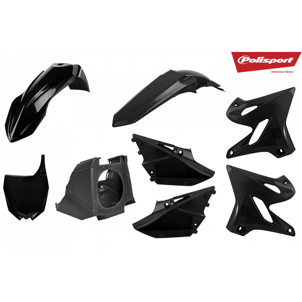 Polisport - POLISPORT MX RESTYLING KIT YAMAHA YZ125/250 02-21 - BLACK - Shark Leathers
