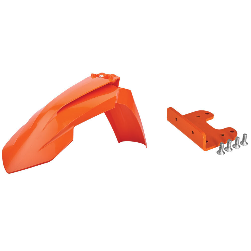 Polisport - POLISPORT FRONT FENDER ADAPTOR KIT KTM SX/SX-F/EXC/EXC-F - ORANGE - Shark Leathers