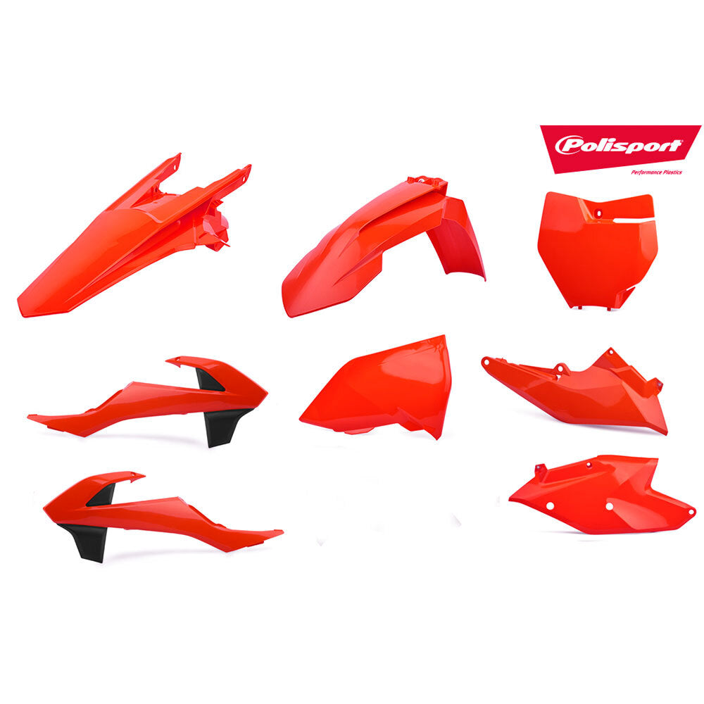 Polisport - POLISPORT MX KIT KTM SX/SX-F16-18 - FLUORO ORANGE (INCL F/GUARDS) - Shark Leathers
