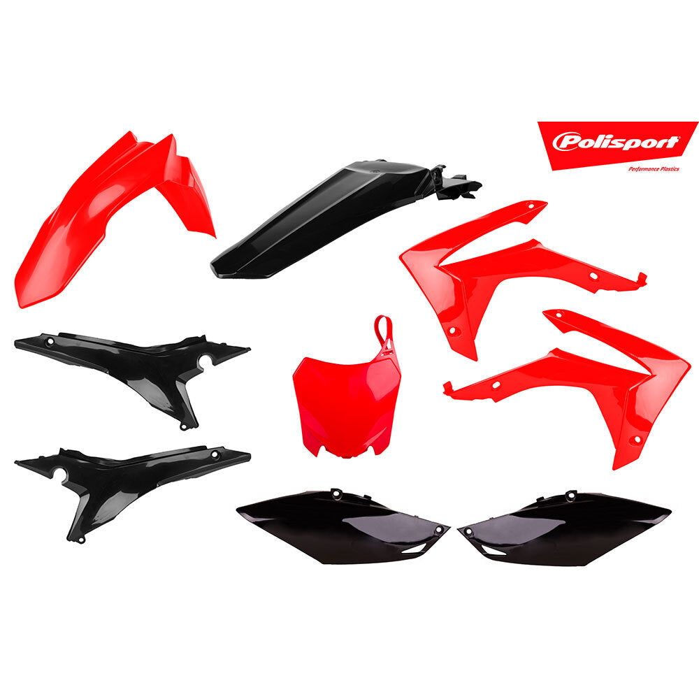 Polisport - POLISPORT MX KIT HONDA CRF250R 14-17/CRF450R 13-16 - RED/BLACK - Shark Leathers