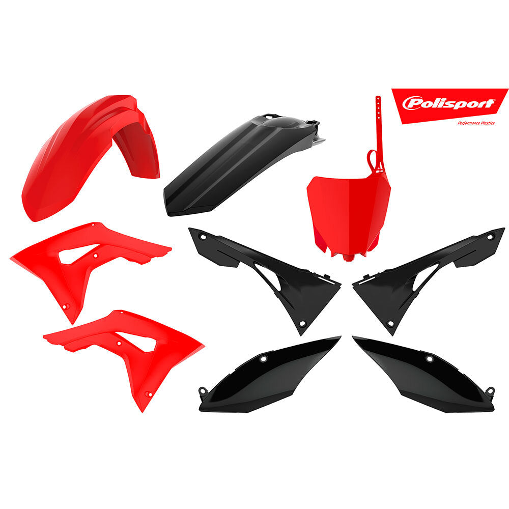 Polisport - POLISPORT MX KIT HONDA CRF250R 18-21/CRF450R 17-20 - RED/BLACK - Shark Leathers