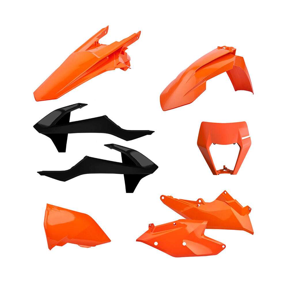 Polisport - POLISPORT ENDURO KIT KTM EXC/EXCF 17-19 - OEM 17 (INCL H/L MASK) - Shark Leathers