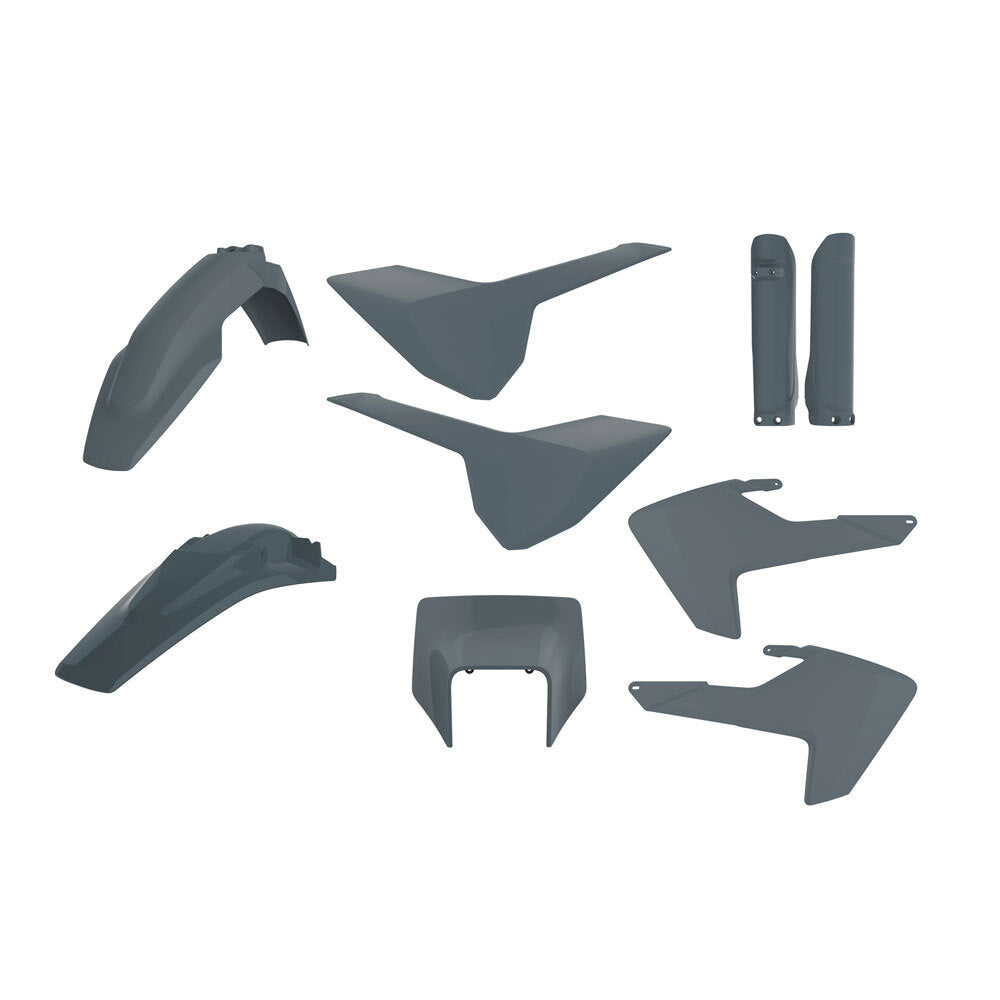 Polisport - POLISPORT ENDURO HUSQVARNA TE/FE 17-19 - NARDO GREY (INC FORK GUARDS) - Shark Leathers