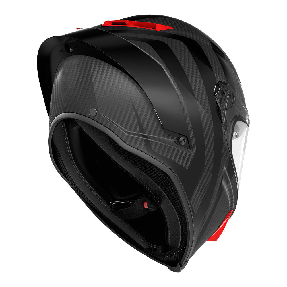 AGV - AGV PISTA GP RR INTREPIDO MATT CARBON BLACK RED - Shark Leathers