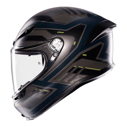 AGV K6S ENHANCE MATT GREY YELLOW FLURO