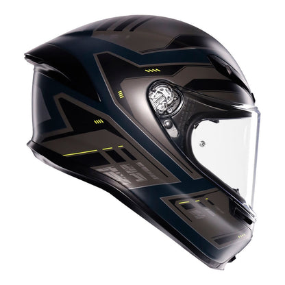 AGV K6S ENHANCE MATT GREY YELLOW FLURO