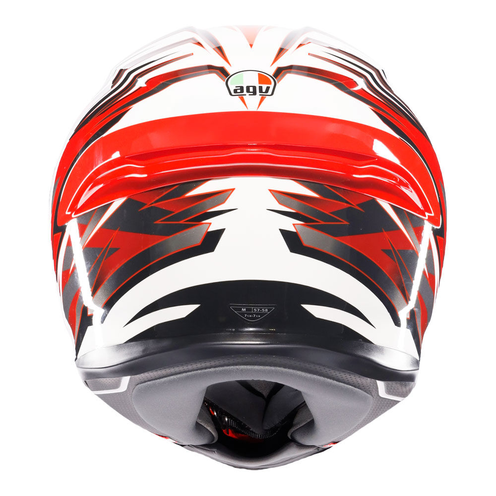 AGV K6S REEVAL WHITE RED GREY S