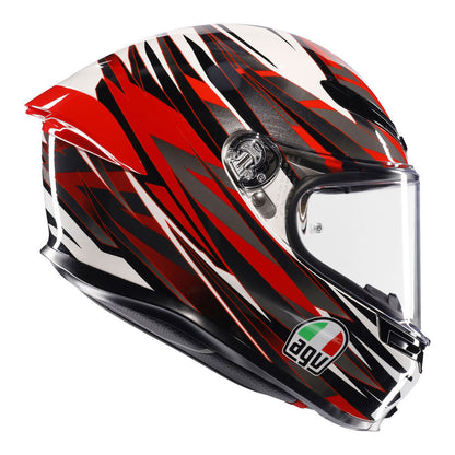 AGV K6S REEVAL WHITE RED GREY S