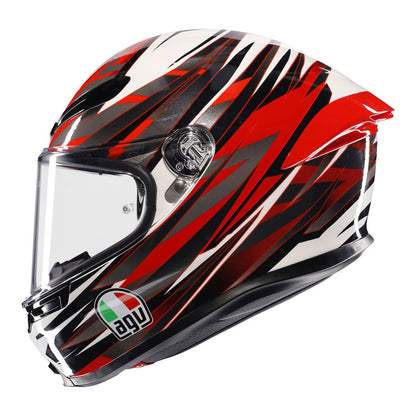 AGV K6S REEVAL WHITE RED GREY S