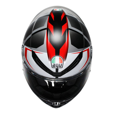 AGV - AGV K6S KARVE BLACK WHITE RED M - Shark Leathers