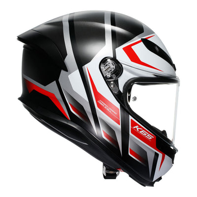 AGV - AGV K6S KARVE BLACK WHITE RED L - Shark Leathers