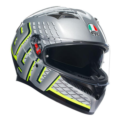 AGV K3 FORTIFY GREY/BLACK/YELLOW FLUO