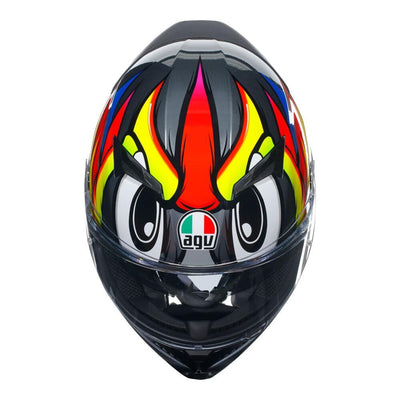 AGV K3 - BIRDY 2.0 GREY/YELLOW/RED